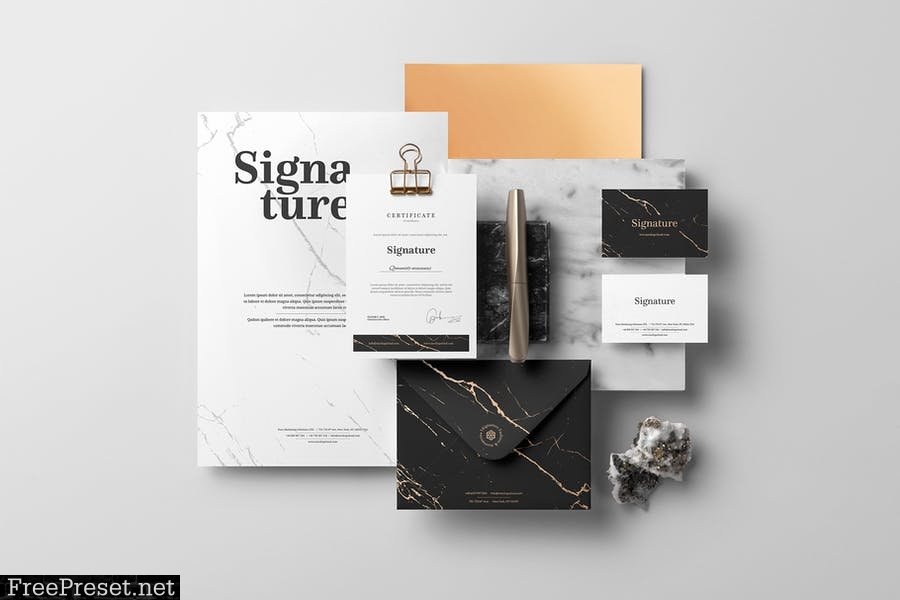 Signature Branding Mockup Vol. 1