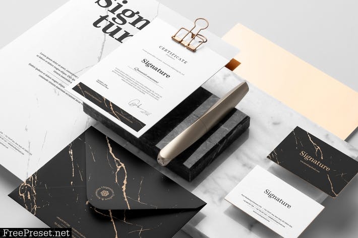 Signature Branding Mockup Vol. 1