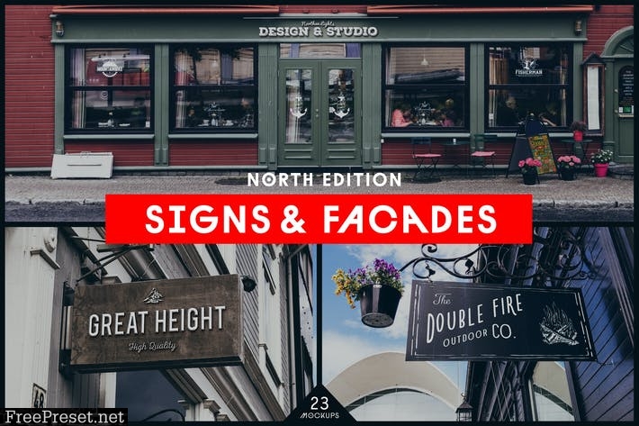 Signs & Facades Mockups (North edition)