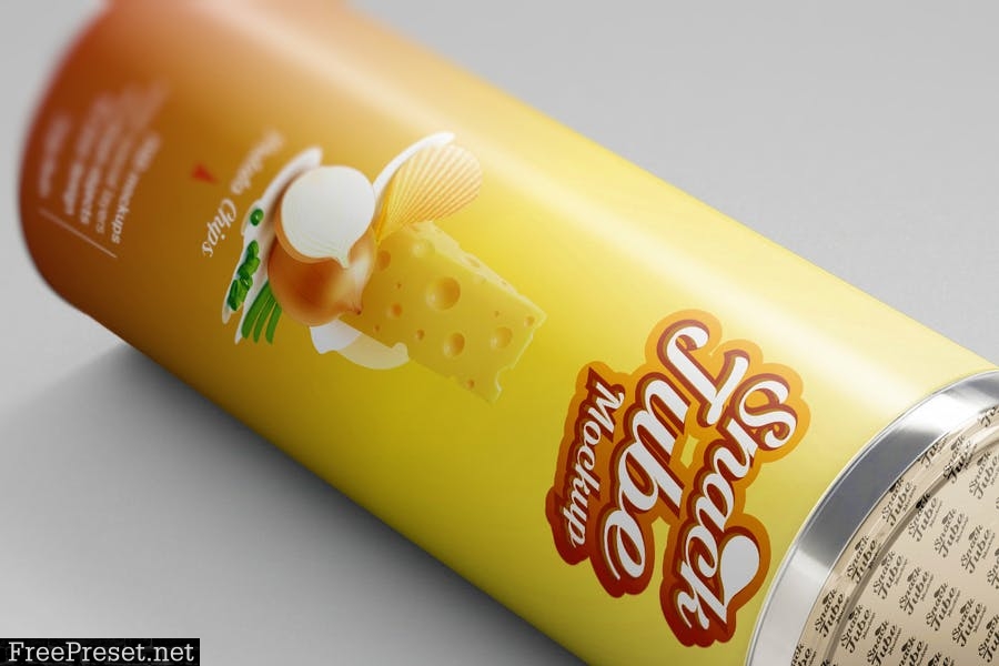 Snack Tube Mockup 373B6P