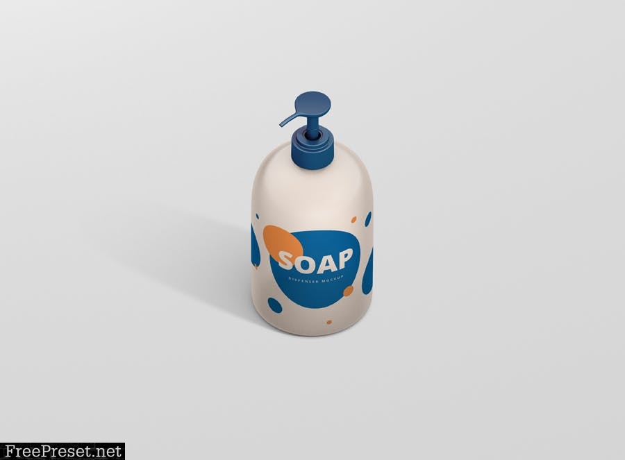 Soap Dispenser Mockup Big Size