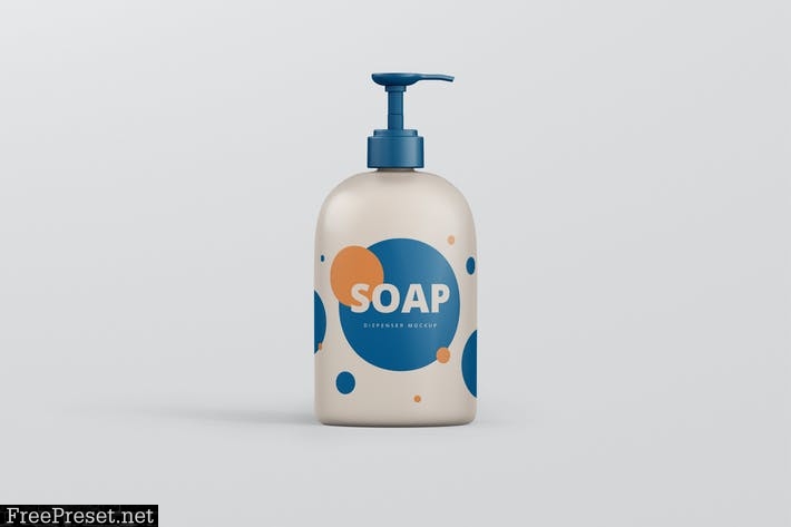 Soap Dispenser Mockup Big Size