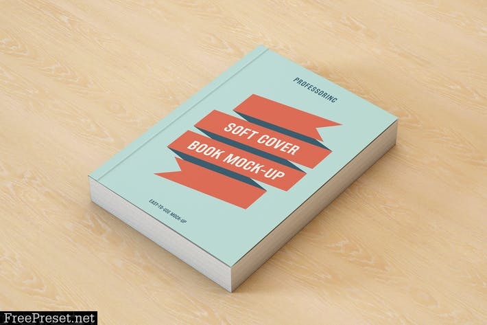 Soft Cover Book Mock-Up