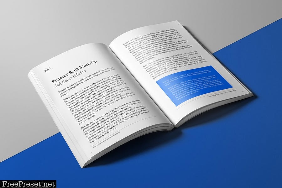 Soft Cover Book Mockup