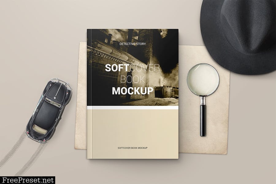 Softcover Book Mockups