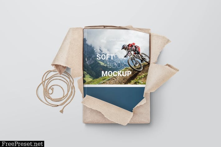 Softcover Book Mockups