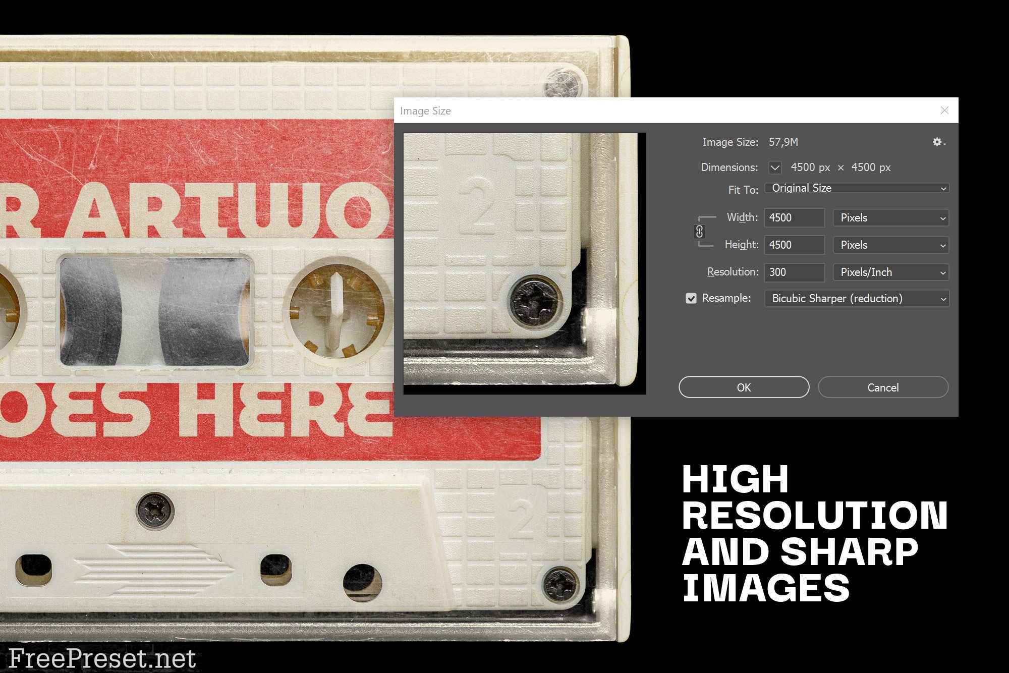 Soviet Cassette Tape Mockup 5889893