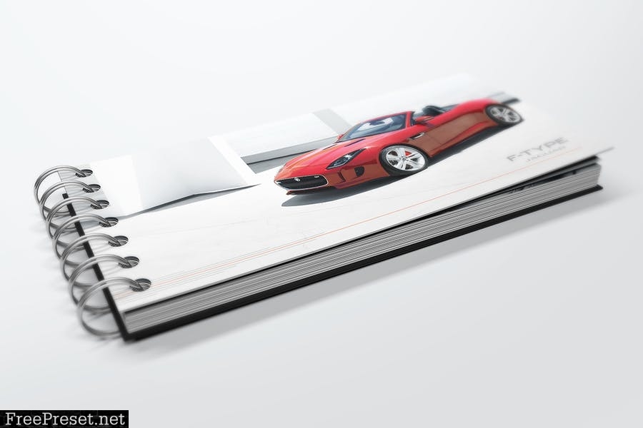 Spiral Bound Book / Catalogue Mockups 4 S997XJ