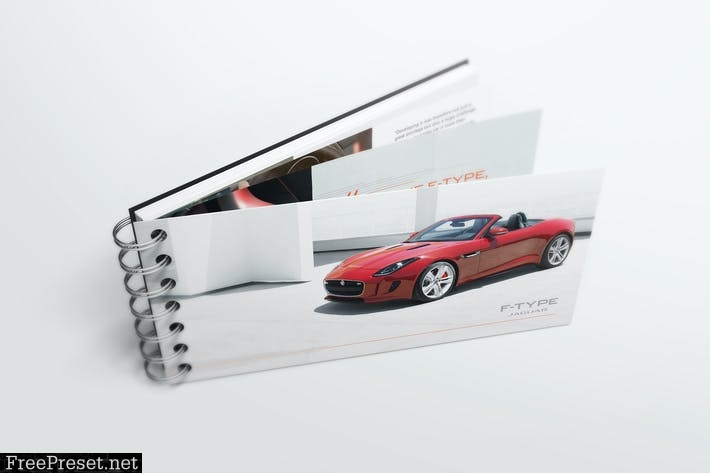 Spiral Bound Book / Catalogue Mockups 4 S997XJ