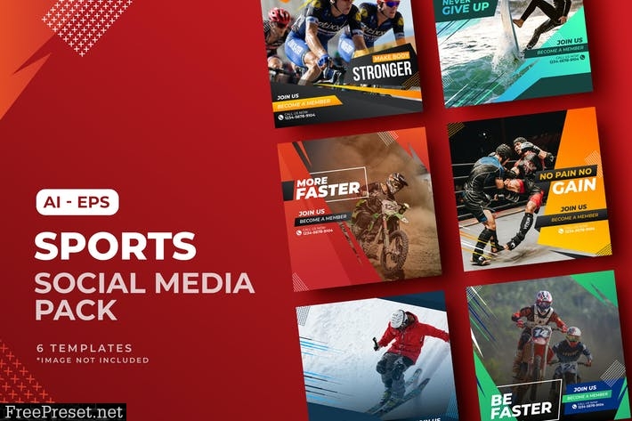 Sport Sale Social Media Post Template HF6SYKJ