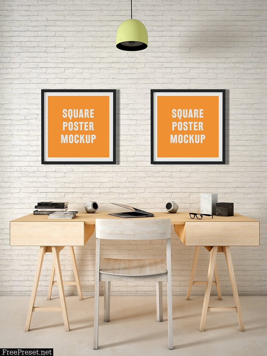 Square Poster Mock-Up