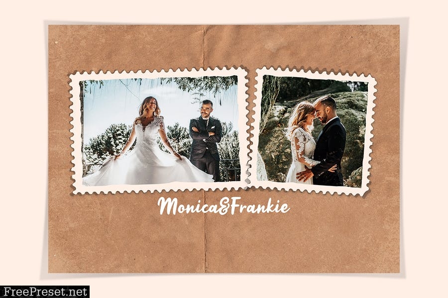 Stamps Style Photo Templates