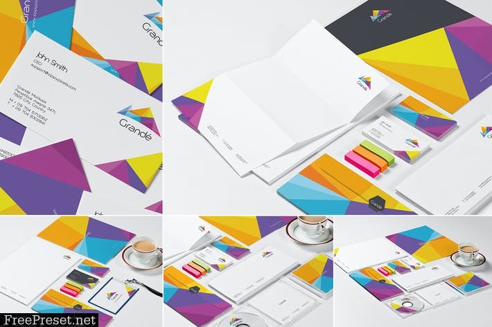 Stationery Mockup Set D97QWB