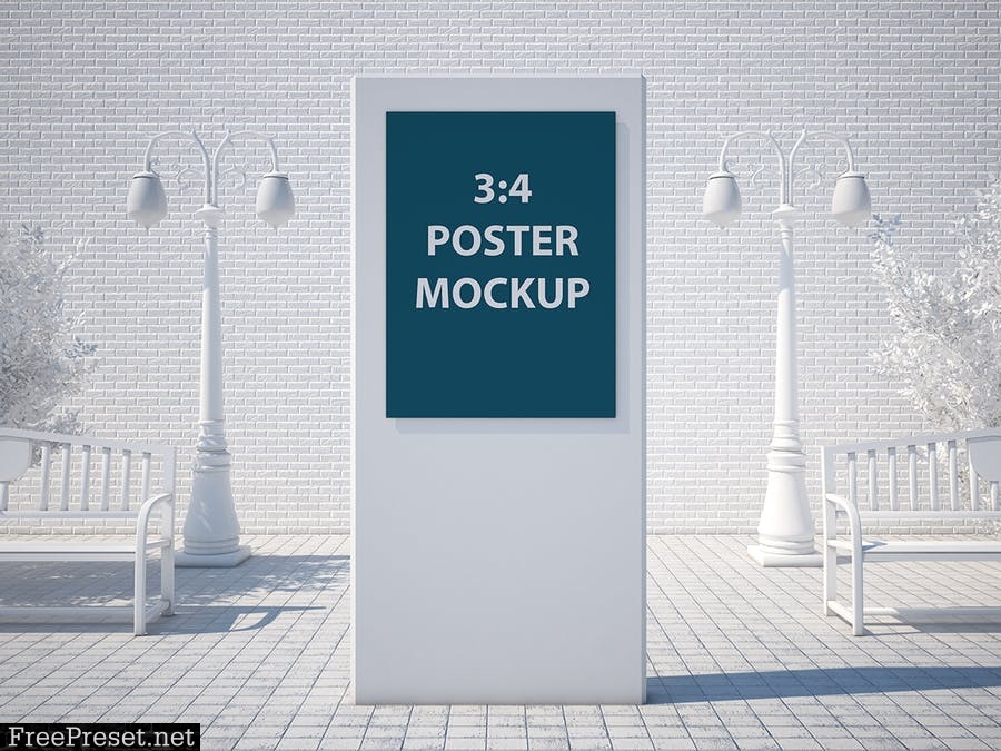 Street Poster Mockup