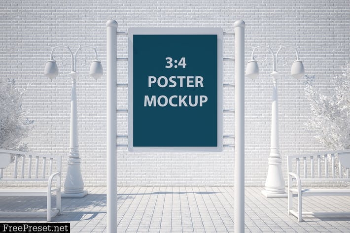 Street Poster Mockup