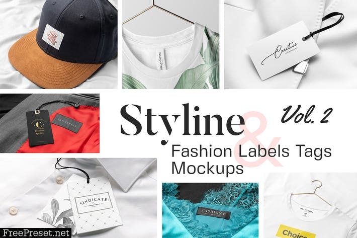 Styline - Apparel Labels and Tags Mockups Vol 2