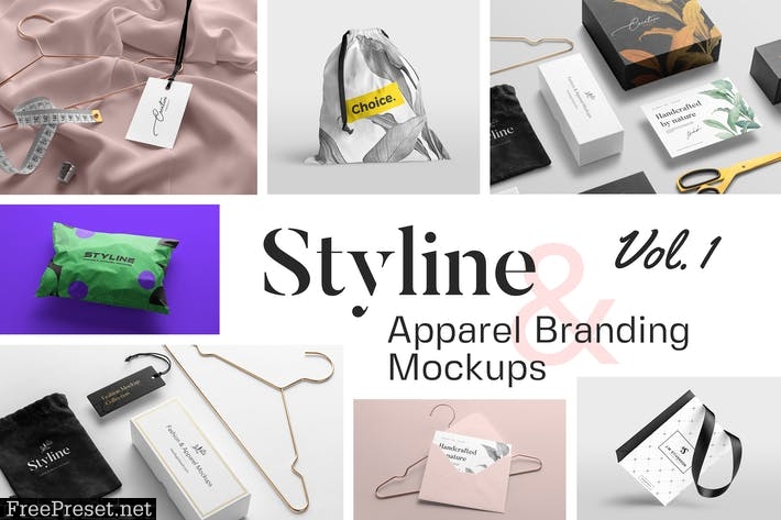 Styline – Fashion and Apparel Mockups vol 1