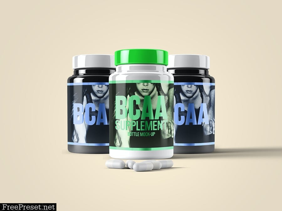 Supplement / Medicine Bottle Mock-Up