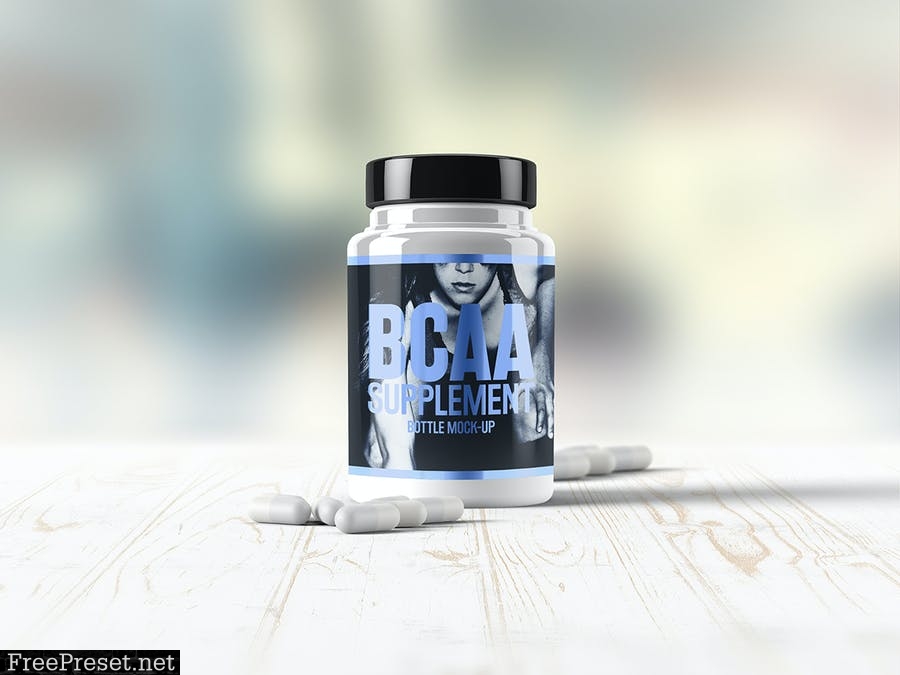 Supplement / Medicine Bottle Mock-Up