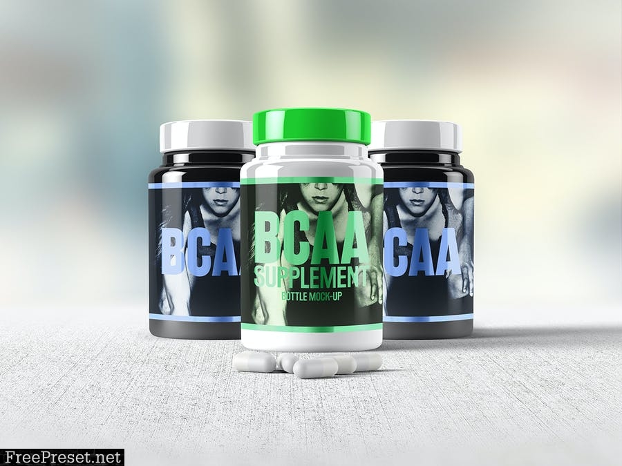 Supplement / Medicine Bottle Mock-Up