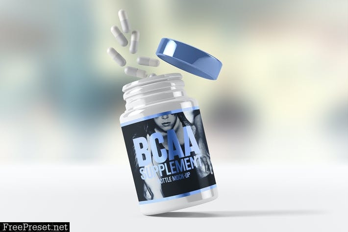 Supplement / Medicine Bottle Mock-Up