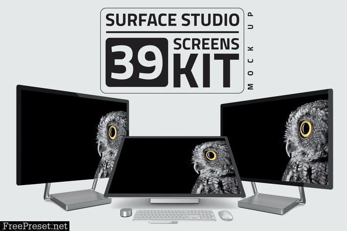 Surface Studio Kit Mockup YN3565