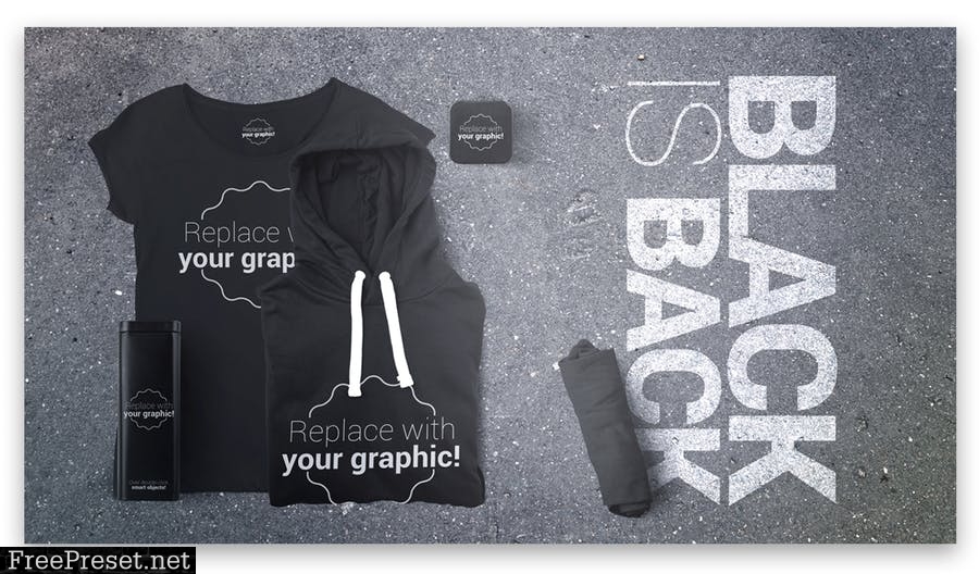 T-shirt and Packages Mockups & Scene Generator YJ26L6