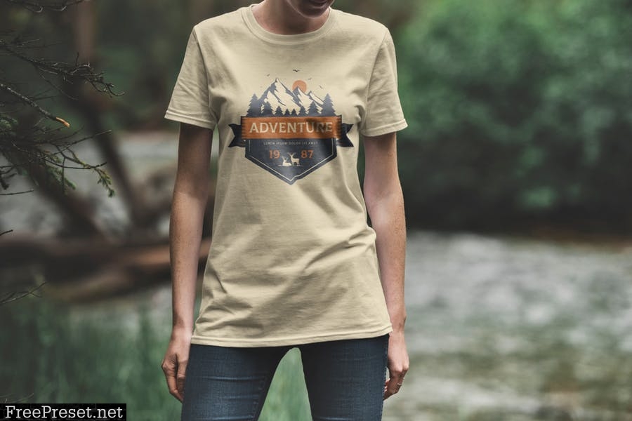 T-Shirt Mockup Adventure Edition Vol. 1