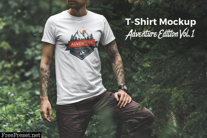 T-Shirt Mockup Adventure Edition Vol. 1