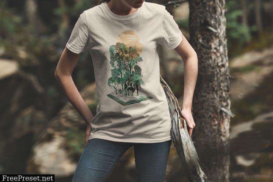 T-Shirt Mockup Adventure Edition Vol. 4