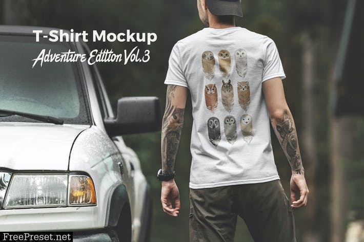 T-Shirt Mockup Adventure Edition Vol. 4