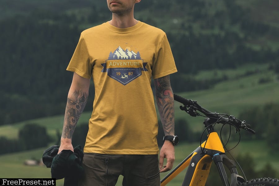 T-Shirt Mockup Alpine Edition Vol. 1