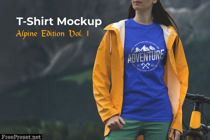 T-Shirt Mockup Alpine Edition Vol. 1