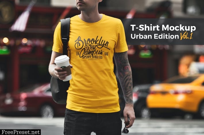 T-Shirt Mockup Urban Edition Vol. 1