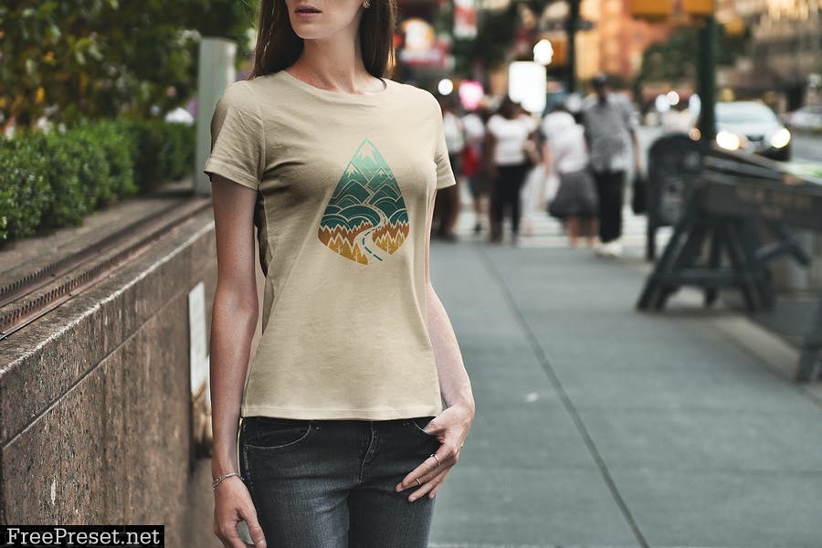 Download T Shirt Mockup Urban Edition Vol 2