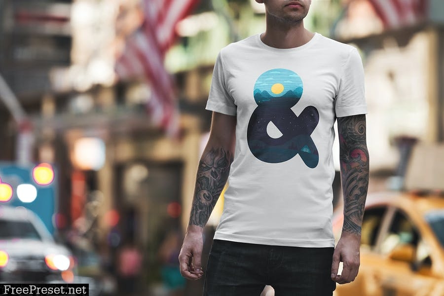 T-Shirt Mockup Urban Edition Vol. 3