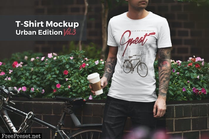 T-Shirt Mockup Urban Edition Vol. 3