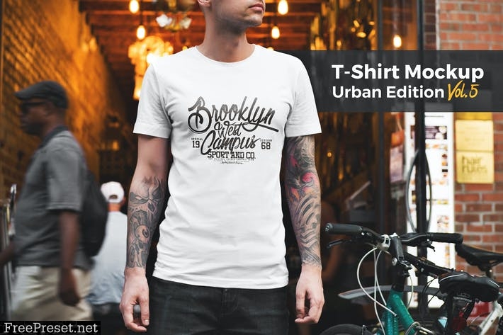 T-Shirt Mockup Urban Edition Vol. 5