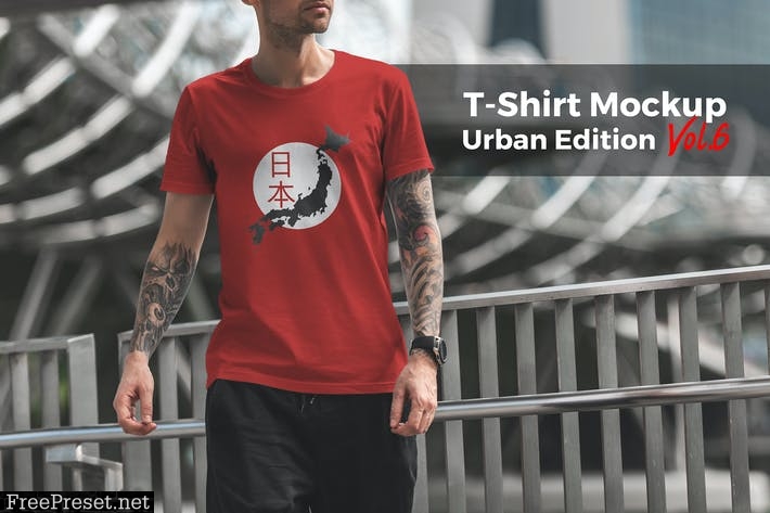 T-Shirt Mockup Urban Edition Vol. 6