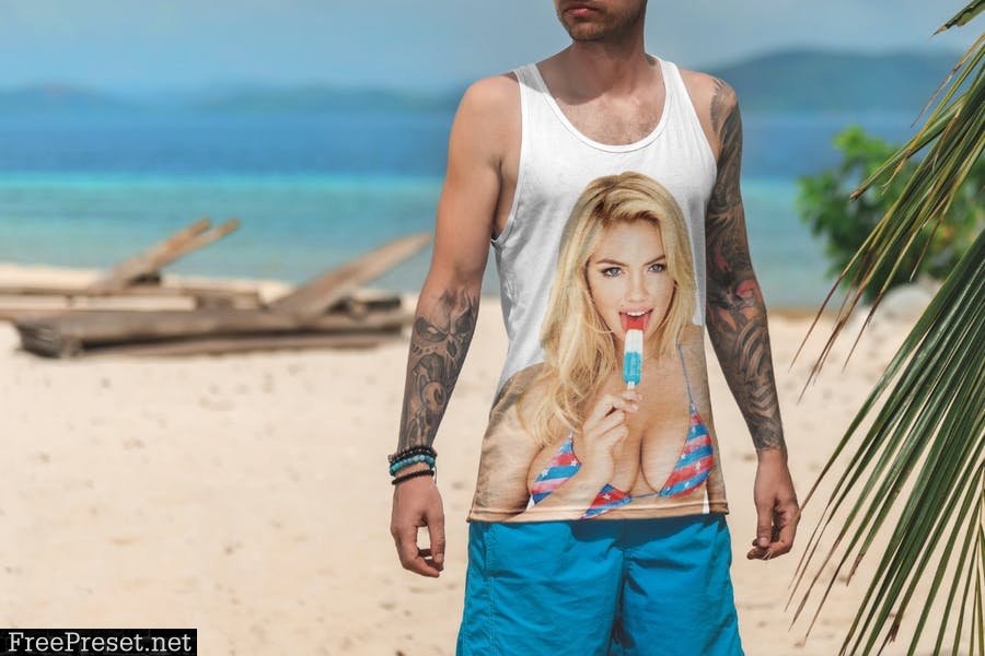 T-Shirt Mockup Vacation Edition Vol. 2