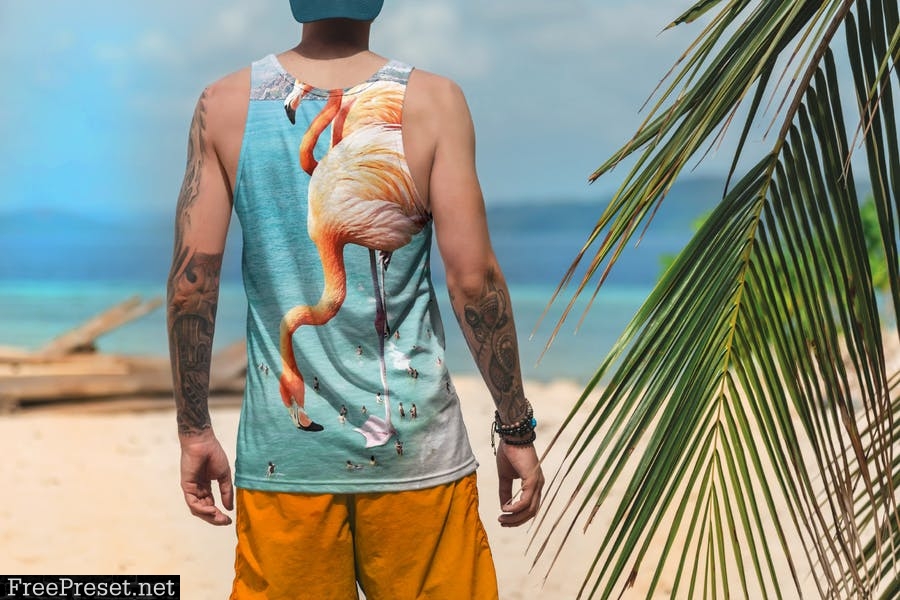 T-Shirt Mockup Vacation Edition Vol. 2