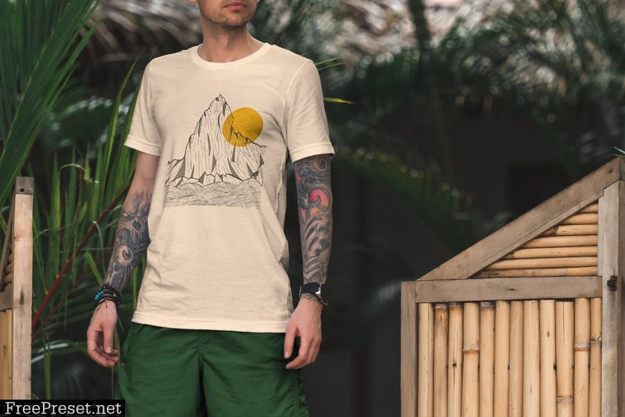 T-Shirt Mockup Vacation Edition Vol. 3