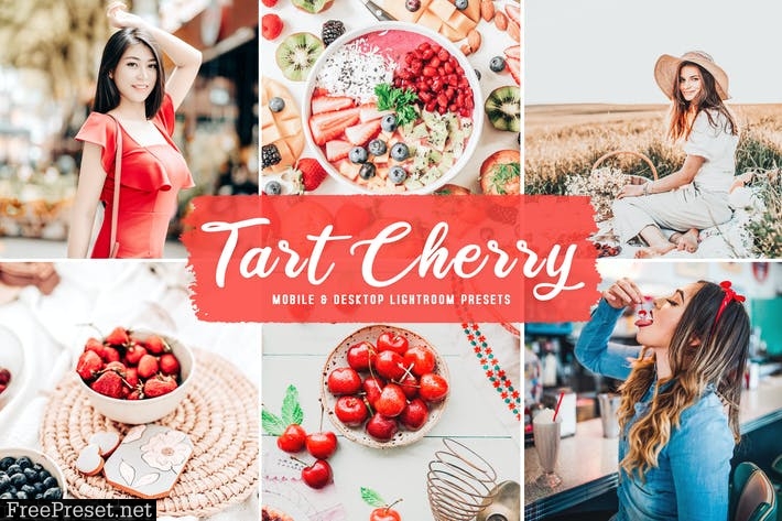 Tart Cherry Mobile & Desktop Lightroom Presets