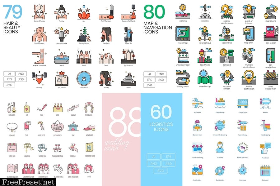 The Client Bundle 2,500+ Icons NRVVEE