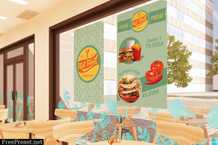 The Mockup Branding For Fast Food Outlets