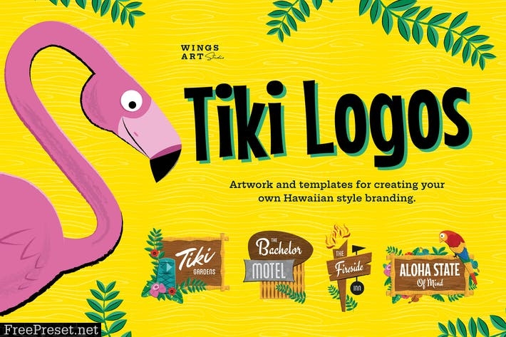 Tiki Logo Design Kit DGUJKXG