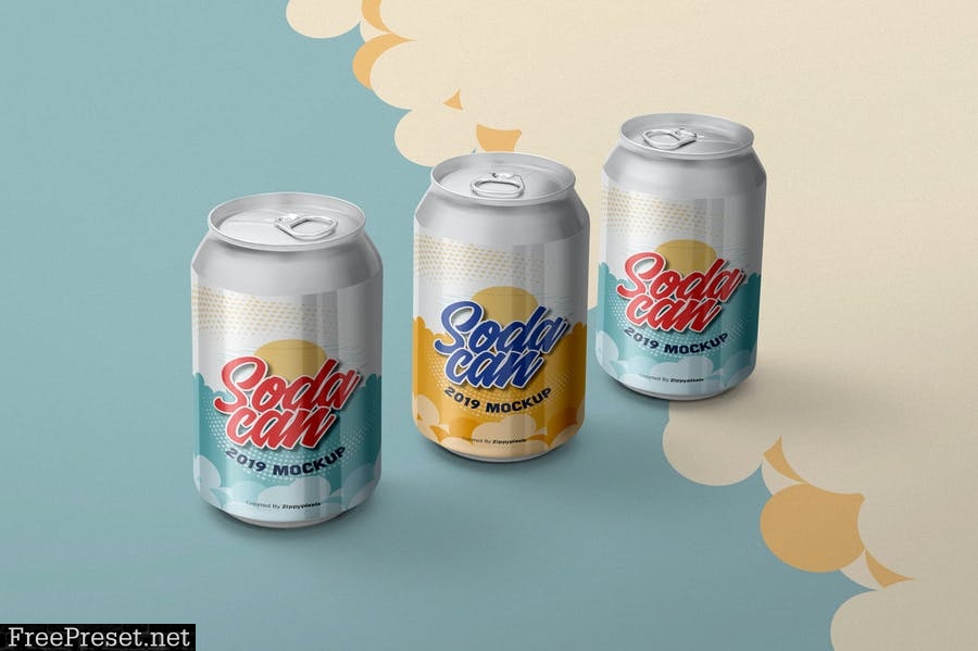 Tin Soda Can Mockups A6TSFMX