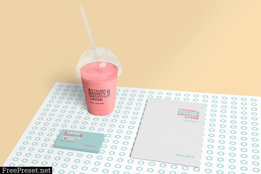 Transparent Plastic Ice Cream Cup Mockups V57WEB