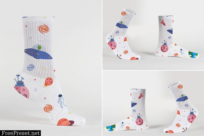 Unisex Socks Mockup