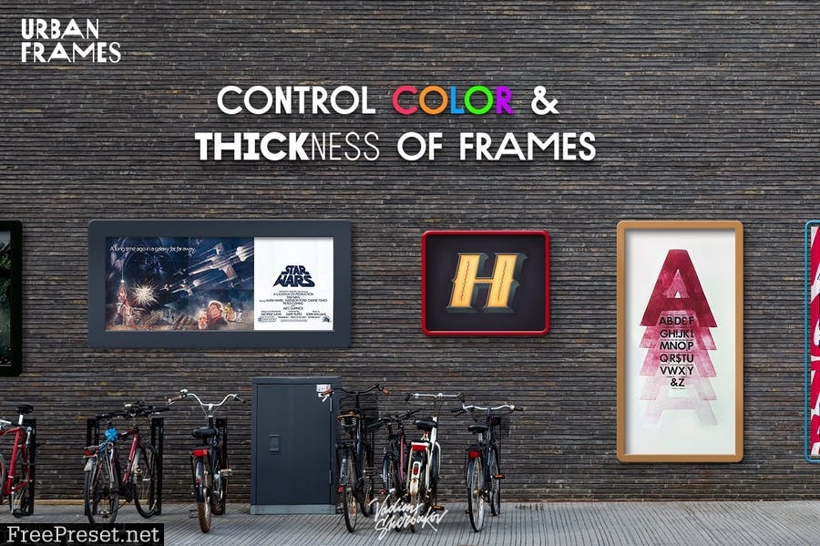 Urban Frames mockups